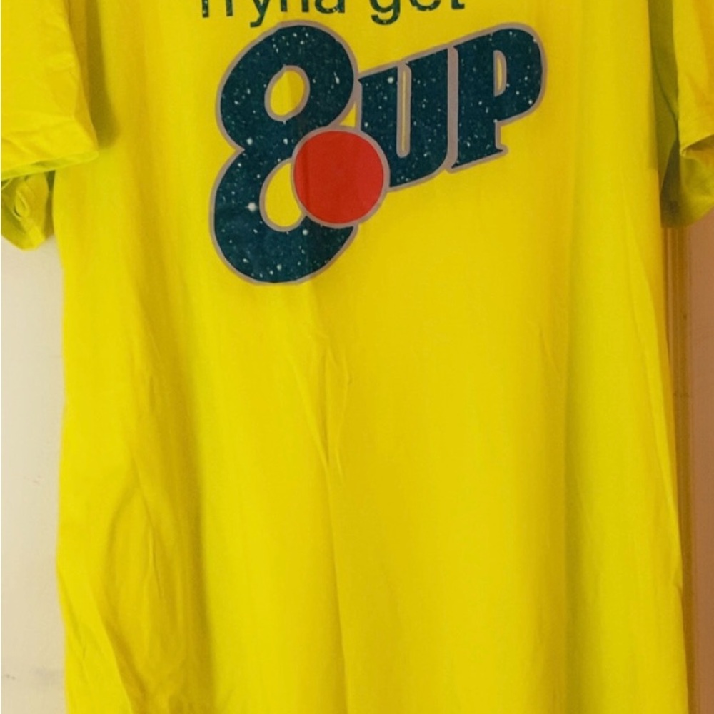 Yellow 7UP Graphic T-Shirt